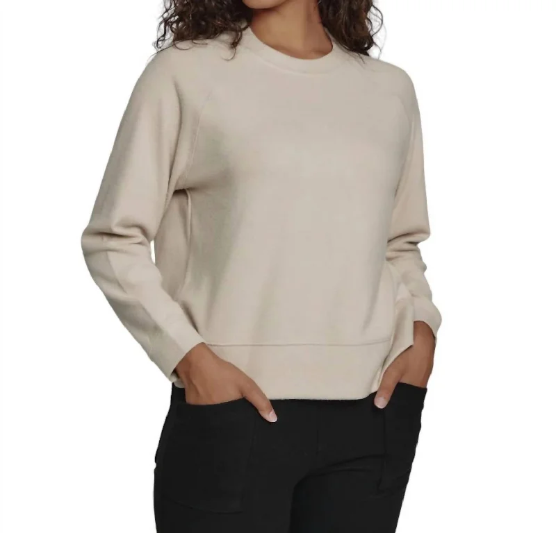 Generation Crewneck Pullover Sweatshirt In Beige